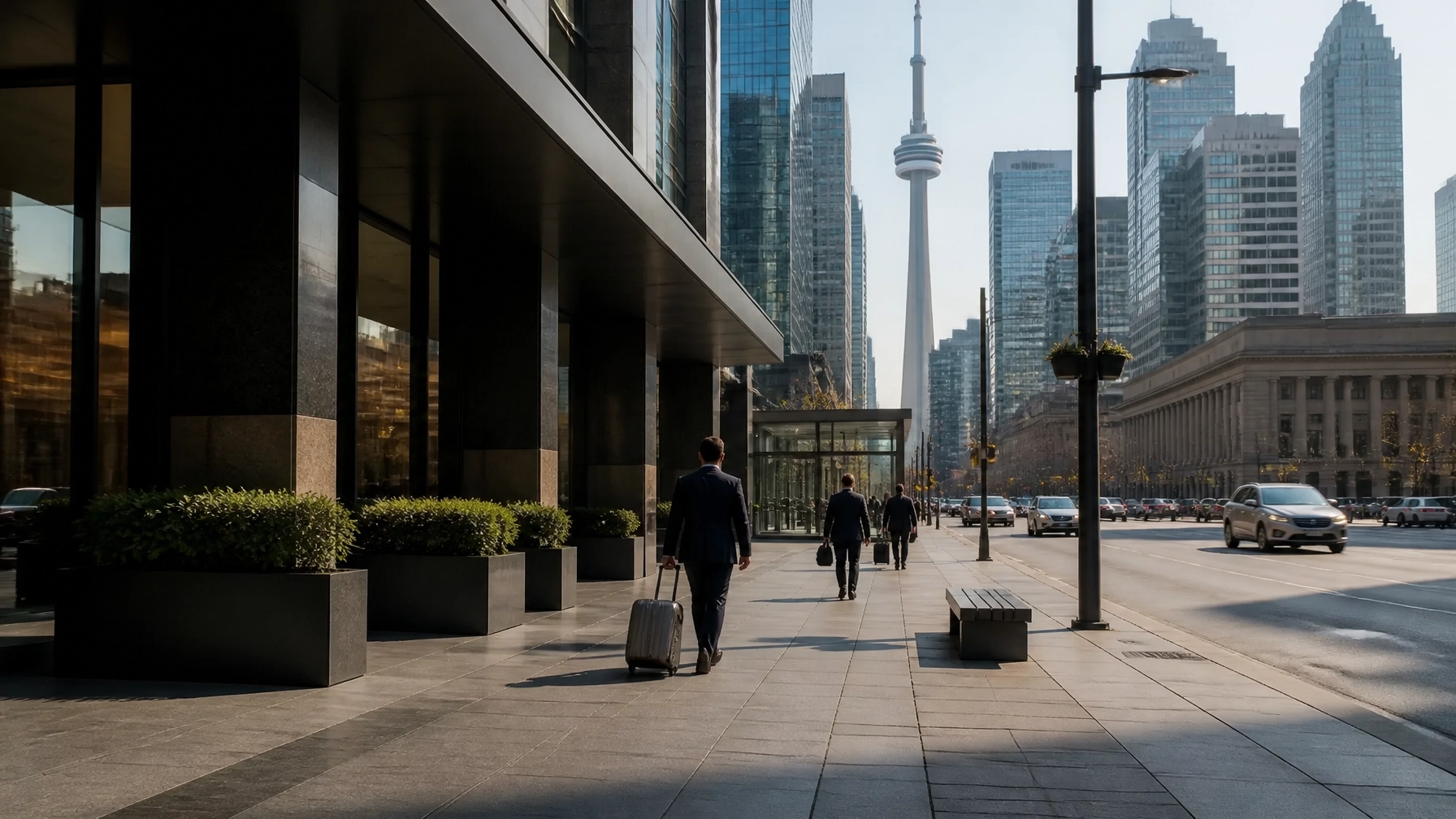 Toronto’s Financial District near Union Station and Bay Street